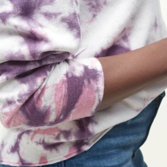 Splendid Tie Dye Brushed Jersey Pullover Top Light Sweater Colorful - Picture 3 of 9